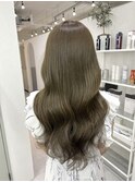 『ブリーチなしで作るオリーブベージュ』森川士音