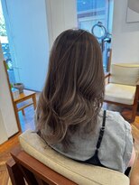アンソル オブ リシェール(N'SOL of RICHAIR)&nbsp;前髪/アンブレラカラー/こなれミディ/イメチェン/ウェーブパーマ