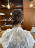 お団子アレンジ/ヘアセット/夏目寧々