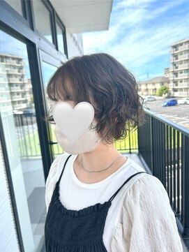 シャルムヘアー(charme hair) ランダムふわっと、ショートパーマ