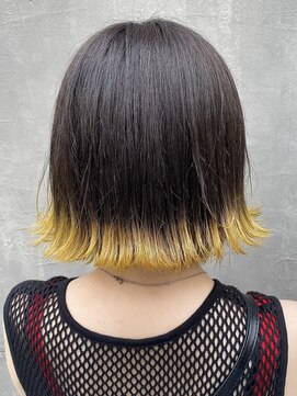テーラヘアー 稲毛店(TELA HAIR) イエロー☆裾カラー