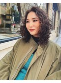 大人ガーリー似合わせカット20代30代40代50代スパイラルパーマ