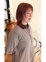 ビレップ(BIL'EP)&nbsp;セミウルフボブ×ピンク