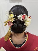 2025 成人式ヘア / タイトシニヨン