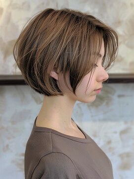 アルトリスト(Altruist Aging×HAIR&SPA) ☆イメチェンピンクベージュアンブレラカラー前髪クールショート