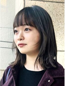 ゴーズゴー 吉祥寺(e)店(go s go)の写真/旬の顔周りレイヤーも可愛らしい雰囲気~クールな雰囲気まで自由自在◎[吉祥寺駅/レイヤーカット/韓国/前髪]