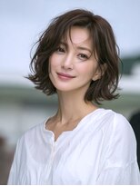 アルトリスト(Altruist Aging×HAIR&SPA)&nbsp;★ダークアッシュ大人ガーリーボブ着物似合わせカット/髪質改善