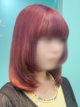 ユー イケブクロ(u Ikebukuro) レイヤーカット/カシスピンク