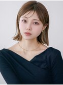 《Agu hair》ホワイトグレージュウルフボブ×numberA.ヘアバター
