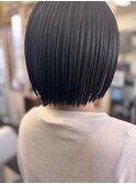 刈り上げ女子　ミニボブ　束感　20代30代40代50代