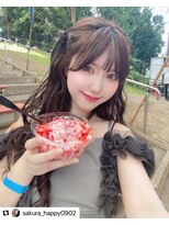 ルイス(L'wis)&nbsp;シールエクステブルーカラー姫カットレイヤー20代30代小顔前髪