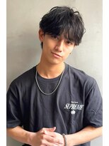 ロゼ 茨木(Rose)&nbsp;【ROSE】黒髪＿マッシュ＿メンズ＿パーマ