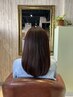髪質改善＆カラー＆ヘッドスパの贅沢セット☆カット無し17600→