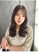 【町田】透明感アッシュマット×ゆる巻きロング／愛されヘア