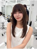 くびれレイヤー/顔まわりカット/レイヤーカット/小顔ヘア