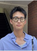 濡れ感のあるスパイキーショート