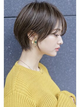 プランツヘアー 似合わせカット 丸みショート20代30代40代博多美容室
