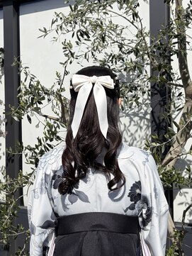 サバ ヘアー スペース(SABA hair space) ハーフアップヘアセット