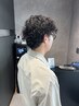 【男性専用/HAYATA.碁石限定】カット+メンズケアパーマ