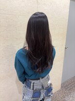 アクシス 栄ガスビル店(`AXIS) ワンホンレイヤー/ミルクティーブロンド/ダークブルー/名古屋栄