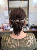 ローポニーのカールヘアー