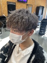 アディクト オム(ADDICT HOMME) アッシュグレー×緩めツイストスパイラル