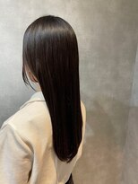 ピュアメンド 梅田(Pure Mend)&nbsp;ツヤサラ縮毛矯正×ダークブラウンロング