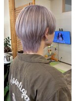 桃の木 ヘアー(桃の木 hair)&nbsp;ダブルカラー×ホワイトラベンダー