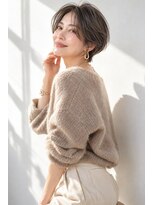 アッシュ 学芸大学店(Ash)&nbsp;ショートボブ/大人女性/グレージュ/髪質改善カラー/白髪ぼかし