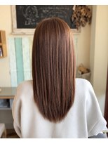 リエットヘア(Lie et.hair)&nbsp;やわらかブラウンで、自然なツヤを楽しむ大人ヘア｜西尾市