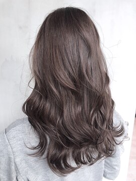 アルバム 銀座(ALBUM GINZA) ナチュラルアッシュローレイヤー_くびれセミディ_ba202902