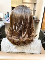 ナナナパレナ 梅田店(nanana parena)&nbsp;髪質改善トリートメントカラー♪くすみカラーハイライトスタイル