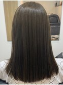 透けるオリーブグレージュ[イルミナカラー/白髪染め/三軒茶屋]
