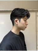 大人ナチュラルメンズショートセンターパート