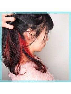 ワット 原宿店(W) 【W-ワット-原宿店 】インナーレッド☆カジュアルスタイル＊