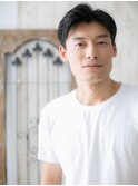 爽やか♪ワイルド七三アップバング韓国ヘアーd仙台20代30代40代