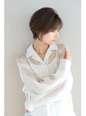 【小鳥居】シルキーベージュ大人可愛いボブショート前上がりボブ