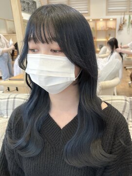 バイオレット ナゴヤ(Violet Nagoya) 【ブリーチ有】ネイビーブルー/ネイビーグレー/ラベンダーグレー