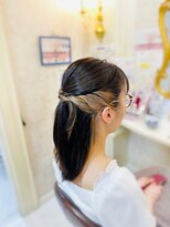 美容室 ティンカーベル イヤリングカラー