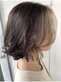 インナーカラー【ホワイトベージュ】/ボブ20代30代40代