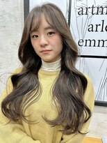アートマン(artman)&nbsp;【artman 青井美海】アッシュブラウン/ブリーチ無し/ロング
