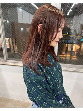 シアー(siar) ピンクブラウン ピンクカラー