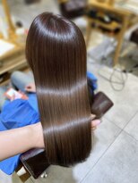 ハピネス 梅田茶屋町店(HAPPINESS) 髪質改善トリートメント/ミルクティーアッシュ/レイヤーロング