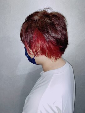 アニュー ヘア アンド ケア(a New hair&care) 20代30代ウルフインナーカラー立体感小顔丸み乾かすだけ