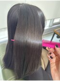 ＊艶髪_髪質改善カラー_アッシュブラウン_m129