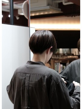 アナンダ(ananda) コンパクトショート×ダークブラウン