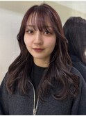 ”重ためレイヤー×ピンクブラウン” なかもと はな