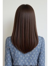 ムオン 平尾店(muon) 美髪ストレート×アッシュブラウン