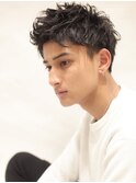 20代30代40代◎黒髪/スパイキーショート/アッシュブラック