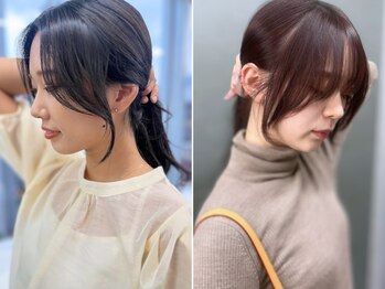 ジエクトカナウ 梅田の写真/顔まわりカットに徹底してこだわり◎独自の骨格・顔学診断で似合う顔周りカット・ヘアスタイルをご提案